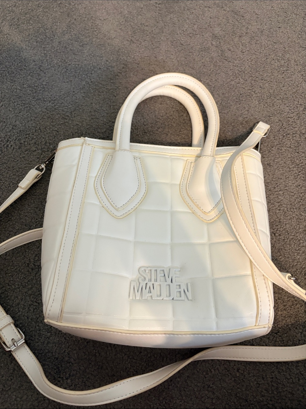 Steve Madden white purse